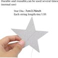 thumbnail image 2 of Glitter Star Garland Decoration,Bexikou 52 Feet Silver Star Paper Hanging Garland,Reflective Sparkle Little Star Paper Hanging Decorations for Engagement Wedding Baby Shower Birthday Christmas, 2 of 7