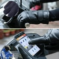 thumbnail image 3 of Electric Heated Gloves Touch Screen Winter Motorcycle Gloves for Men Women with USB Rechargeable 1 Pair PU Black, 3 of 11