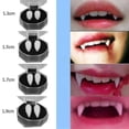 thumbnail image 4 of 1 par de colmillos de dientes de vampiro, accesorios para dentaduras postizas, accesorios para disfraces de Halloween, dientes postizos, pegamento sólido, adhesivo para dentaduras postizas, decor, 4 of 5
