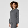 thumbnail image 6 of Wink Knits and Layers Women's Fleece Full Zip Jacket, Pewter, M, 6 of 9