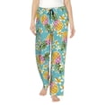thumbnail image 1 of Bingfone Pyjamas Motif Ananas Mignons pour Femmes, Pantalon de Pyjama avec Poches-Moyen, 1 of 6