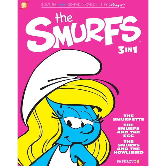 Pre-Owned The Smurfs 3-In-1 #2: The Smurfette, the Smurfs and the Egg, and the Smurfs and the Howlibird (Paperback) 1545801649 9781545801642