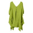 thumbnail image 4 of Womens Athletic Tops Fashion Women's Layering Tee Long Sleeve Women Summer Long Women T Shirt Ladies Workout Stretch Womens Summer Top Sleeve T Shirt Stretch Shirts Loose Casual Green XL, 4 of 4