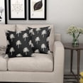 thumbnail image 6 of Palm Tree Black Pillow Covers 20X20 Inch Tropical Coastal Plants Coconut Trees Decorative Pillow Cases Set of 2 Summer Retro Cotton Linen Throw Pillows Home Decor For Sofa Couch Cushion Outdoor, 6 of 6