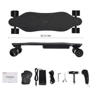 MEEPO Campus Electric Skateboard with Remote, 26.7 in Compact 7-Ply Maple E-Skateboard, Up to 16 MPH, 8–10 Mile Range, 4 Speed Modes, Smooth Braking, Carry Handle, for Teens & Beginners