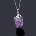 thumbnail image 7 of Lancharmed Silver Plated Long Necklaces for Women Natural Stone Purple Crystal Necklace Cute Gifts, 7 of 7