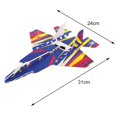 thumbnail image 2 of Un conjunto de de juguete, linternas giratorias, modelo de planeador de espuma de poliestireno PP, de espuma para regalos mpleaños, Azul Hugo Juguetes de avión, 2 of 10