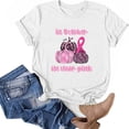 thumbnail image 4 of CEHVOM Halloween Femmes Décontracté Été Imprimé Manches Courtes Col Rond T-Shirt Ample Blouse Hauts, 4 of 5