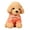 G, variant on G Teddy Dog Plush Toy Stuffed Animal Puppy Doll With Orange Red Hoodie 7.9In Soft Cute Realistic Dog Toy For Kids Gift Companion