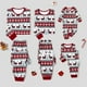 thumbnail image 2 of Conjuntos de pijamas a juego para toda la familia con estampado navideño de renos y copos de nieve (resistentes al fuego), 2 of 5