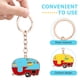 thumbnail image 3 of WEUVEB 2Ud Colgante Llavero Camper Ligero Y Resistente Con De Caricatura Para Uso En Mochilas Y Autos, 3 of 8