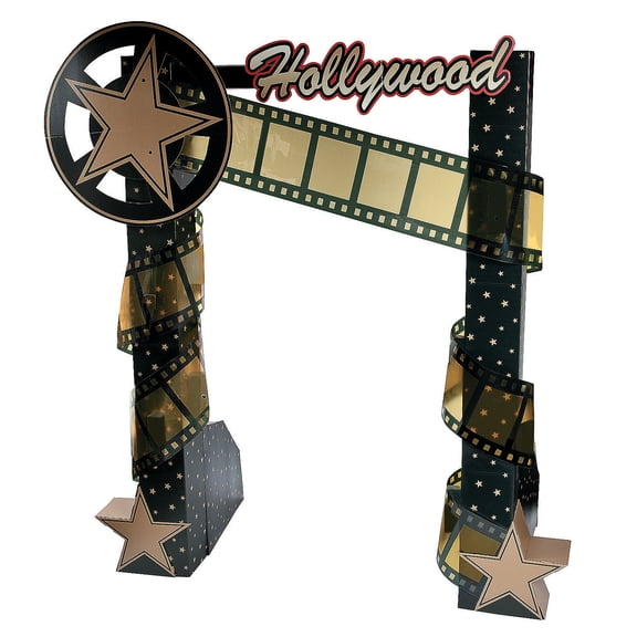 Fun Express - Hollywood Nights Arch Way for Party - Party Decor - Large Decor - Archways - Party - 1 Piece