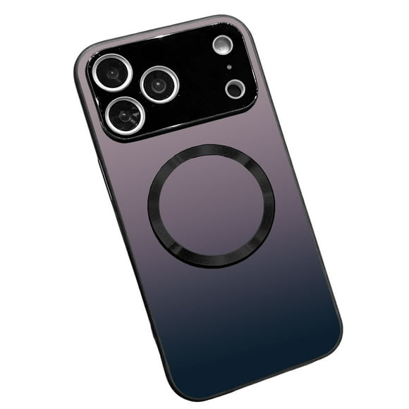 Klonfd Verre Dégradé Brillant pour IPhone 17 Pro Max Compatible Mince Dégradé Couverture Complète Verre Trempé avec Absorption