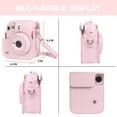 thumbnail image 3 of Caiyoule Mini 12 Case for Fuji Instax PU Leather Carrying Bag with 64 Pocket Mini Photo Album，Pink, 3 of 6