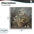 thumbnail image 4 of Stupell Industries Farmhouse Florals In A Basket Arrangement White Framed Giclee Art, 17 x 17, by Lazar Studio, 4 of 8