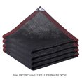 thumbnail image 2 of Tela De Sombra De 3M * 3M Lona De Sombra De Gran Tamaño Lonas De Red De Malla De Pantalla De Parasol Ultra Duraderas Negras Para Exteriores Con 12 Bolas Colgantes Para Jardín Invernadero Patio matsuzay HA013866-00, 2 of 7