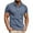 Blue, variant on Men's T Shirt Casual Collared Short Sleeve Tees Solid Color Athletic Shirts, L