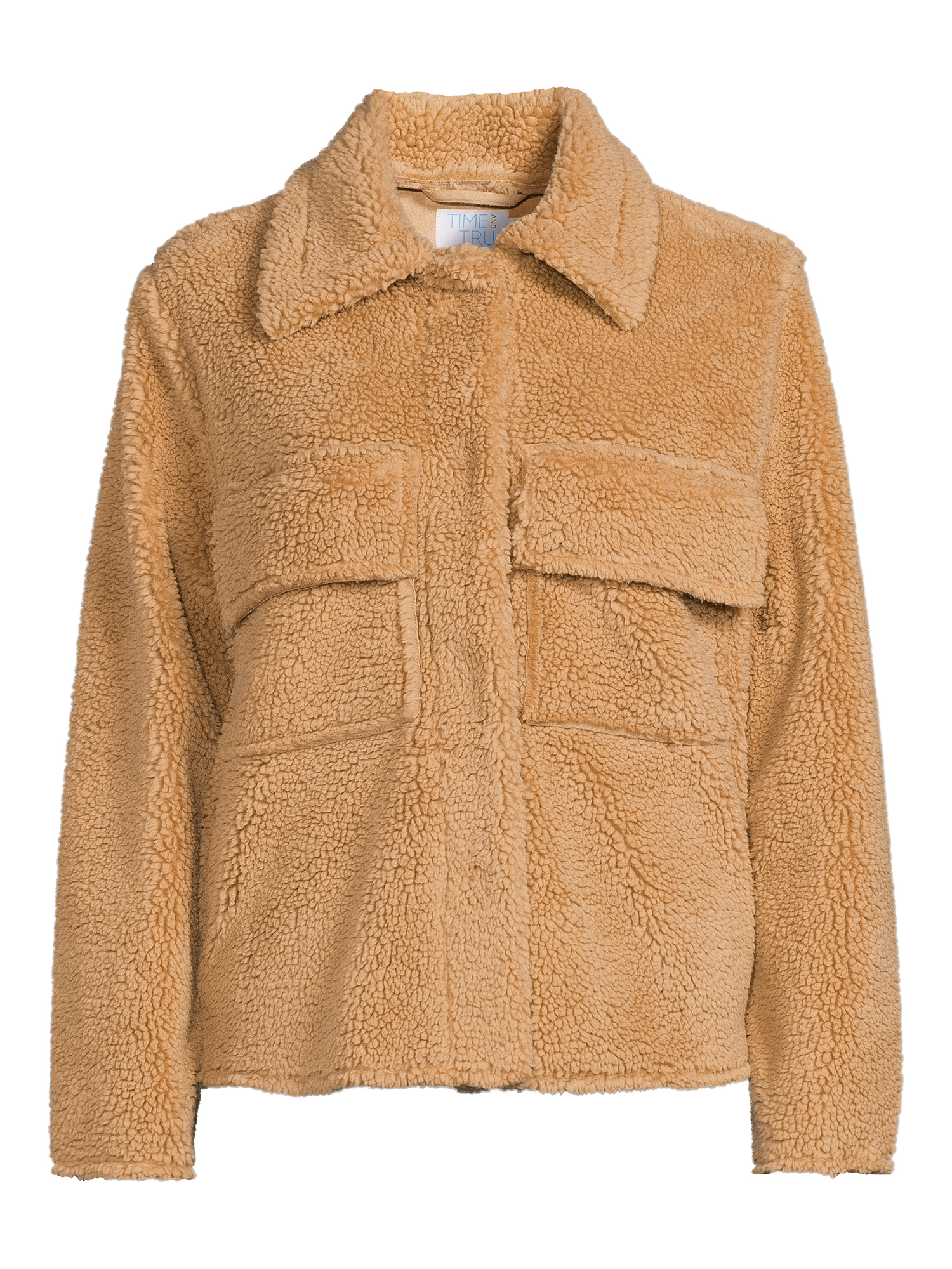 Time and Tru Women's Sherpa Jacket - image 5 of 5