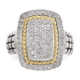 thumbnail image 5 of Shey Couture  Sterling Silver with 14K Accent Diamond Ring, 5 of 7