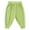 Green, variant on Gibobby Girl's Elastic High Waist Ripped Baggy Jeans Wide Leg Distressed Denim Pants,Yellow,6-12 Months