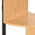 thumbnail image 4 of Dextrus 6-Tiers Corner Shelf, 69" Tall Corner Storage Stand Unit , Corner Bookshelf Modern Free Standing Bookcase for Living Room, Home Office, OAK & Black, 4 of 11