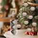 thumbnail image 1 of Herunwer Christmas Plaid Ball Ornaments - Black & Red Buffalo Plaid Fabric Ball Ornaments with Pine Cones and Greenery, Plaid Christmas Tree Hanging Balls Ornament, 1 of 6