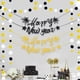 thumbnail image 1 of 3set Banner de Feliz Año Nuevo con purpurina negra y dorada Banner de Nochevieja 202５ Letrero de Feliz Año Nuevo Suministros para fiestas de Nochevieja, 1 of 4