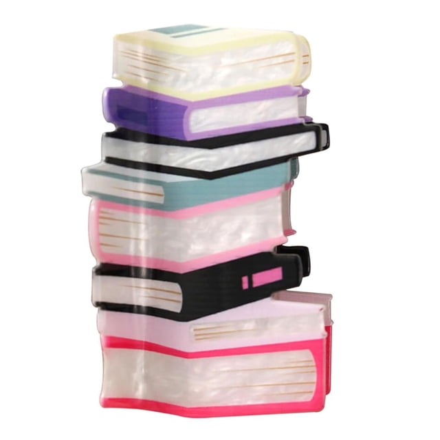 Pinzas para el cabello con forma de libro, pinzas para el cabello para la vuelta al cole, para varios tipos de cabello, divertidas pinzas para el cabello para maestras, lindos accesorios para el cabel