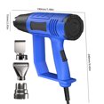 thumbnail image 2 of Soplador térmico de 2000 W 2 ajustes de temperatura 60-600 ℃ para envoltorio retráctil/eliminación de pintura, 2 of 9