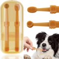 thumbnail image 1 of Cepillo de dientes para perros, cepillo de dientes de silicona para mascotas, kit de cepillado de dientes para gatos, cepillo de dientes para perros y gatitos de 360 grados, cepillo de limpieza de le, 1 of 5