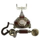 thumbnail image 1 of Teléfono, Tocadiscos de Resina Dial Teléfono Antiguo Europeo Tocadiscos Teléfono Estética Elegante, 1 of 9