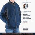 thumbnail image 4 of RefrigiWear Insulated Softshell Jacket - Warm Work Coat, Water-Repellent, Windproof, Flexible, Durable Cold-Weather Gear, 4 of 7