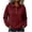 Wine, variant on NominalSnug Women's Collared Sweatshirt Button Down Lightfleece Lined Loose Fit Long Sleeve Casual Pullover