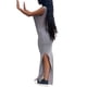 thumbnail image 3 of SAYOO Vestidos Largos para Mujer, Adulto Color Sólido Sin Mangas Un Hombro Plisado Abertura Lateral Slim Fit Vestido Femenino SAYOO  Moda, 3 of 7