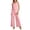 Pink-Trousers Suit, variant on Summer Solid Color Sleeveless Turn Down Collar Lapel Hollow Out Lace Vest and Wide Leg Pants Two Piece Outfit for Women Blue L