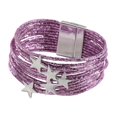 thumbnail image 2 of Pulsera rígida para niña, de aleación, , , ideal para fiestas y como accesorio versátil. Púrpura, 2 of 8