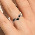 thumbnail image 4 of 0.50ct Black Diamond Moissanite 10K Rose GoldWedding Band, 4 of 4