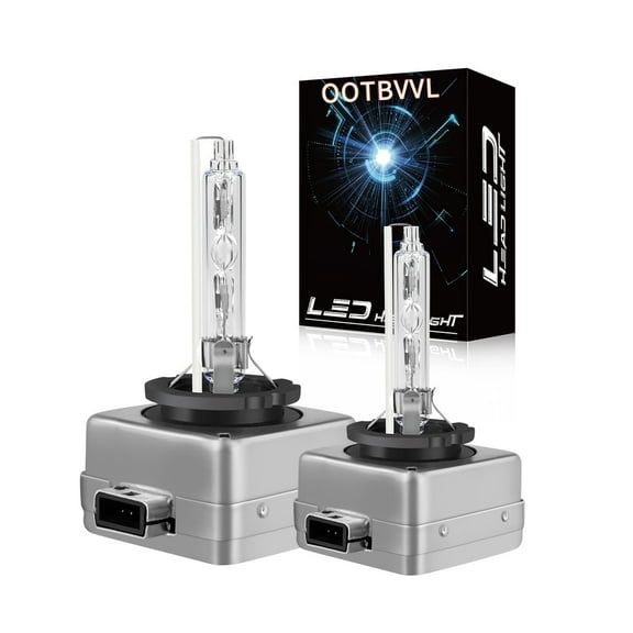 OOTBVVL New D3S HID Headlight Bulbs, 6000K Diamond White, High/Low Beam, Xenon Replacement Bulbs for 12V Car, HID Xenon Headlight Bulbs Set 2PCS