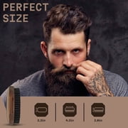 Striking Viking Beard Brush for Men with Natural Boar Bristles & Beech Wood Handle Grooming