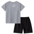 thumbnail image 6 of GCETTIC Kids Boys Outfit Sets, Quick-Dry Short Sleeve Reflective Strip T-Shirt Sports Shorts Summer Active Sets 2-Piece,Size 140, 6 of 8