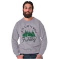 thumbnail image 5 of Fish Fishing Life Outdoors Enthusiast Sweatshirt for Men or Women Brisco Brands M, 5 of 6