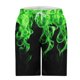 thumbnail image 5 of Pantalones Cortos de Cintura Elástica para Hombre con Bolsillos Pantalones Cortos de Longitud de Rodilla con Impresión de Llama, Pantalones de Playa Casuales con Cordón Elástico, 5 of 7