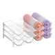 thumbnail image 5 of Estantería para vinos – Organizador apilable de plástico transparente para 4 botellas, estantería desmontable para vasos, ahorrador de espacio, visible, 13,78 x 11,81 x 7,87 pulgadas, uso en barra, 5 of 7