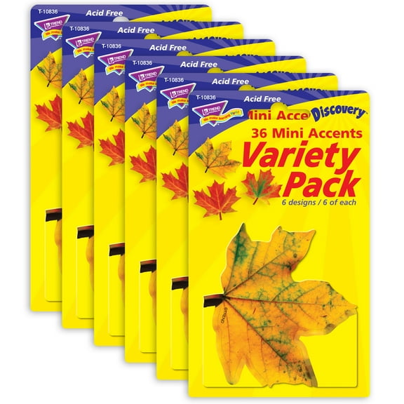 TREND Maple Leaves Mini Accents Variety Pack, 216 Count