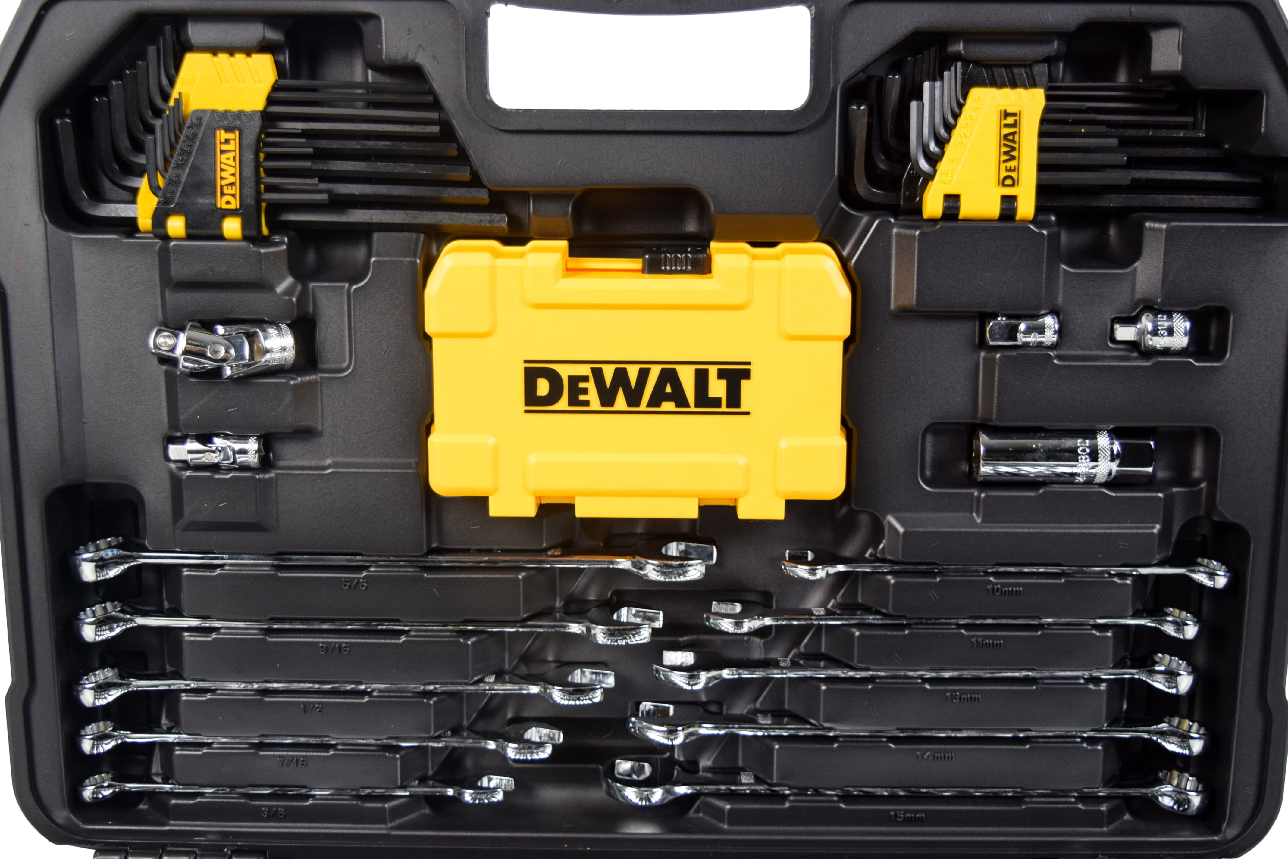 Dewalt DWMT73802 Mechanics Tool Kit Set with Case 142 Piece