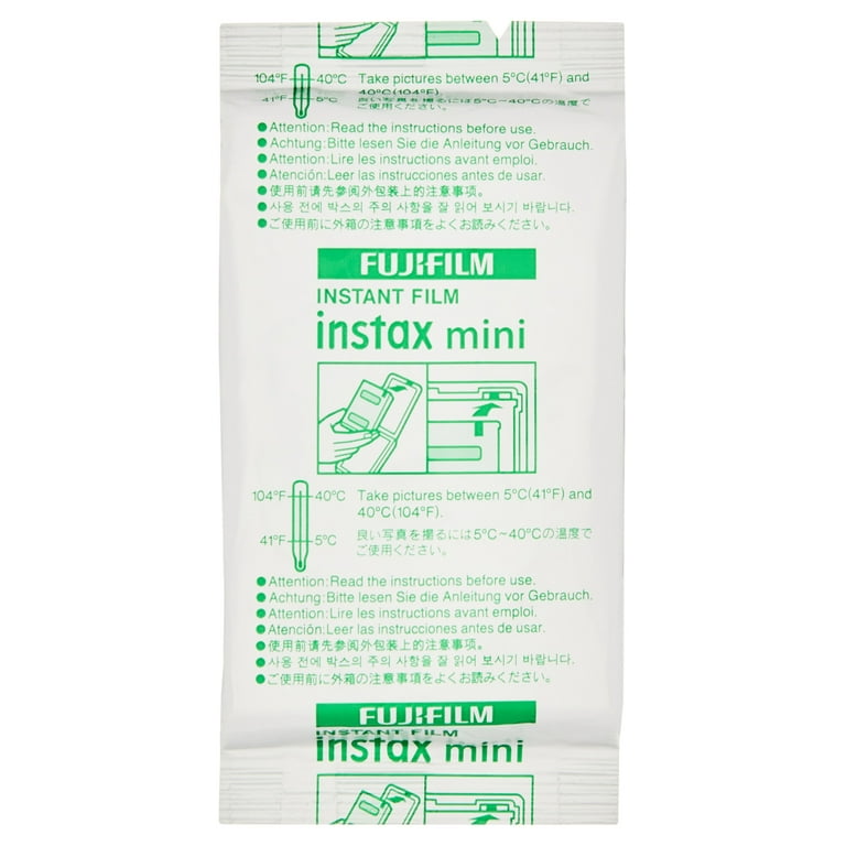 Fujifilm instax Film Mini Macaron 10 Vues Multicolore 