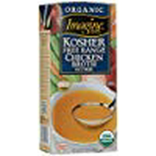 Imagine Organic Kosher Chicken Broth 32 Oz Walmart Com Walmart Com