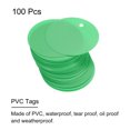 thumbnail image 2 of Unique Bargains 100pcs Waterproof Shipping Tags, PVC Metal Eyelet Durable Label Tear Resistant Blank Tag Green, 2 of 6