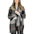 thumbnail image 4 of Emanuel Geraldo Ladies' Blanket Scarf, 2 Pack., 4 of 8