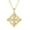 Yellow Gold, variant on Celtic Knot Necklace for Women, 925 Sterling Silver Irish Celtic Pendant with Moissanite, Symbol of Eternal Love and Unity, Birthday Christmas Jewelry Gift for Mom Wife(Yellow Gold)
